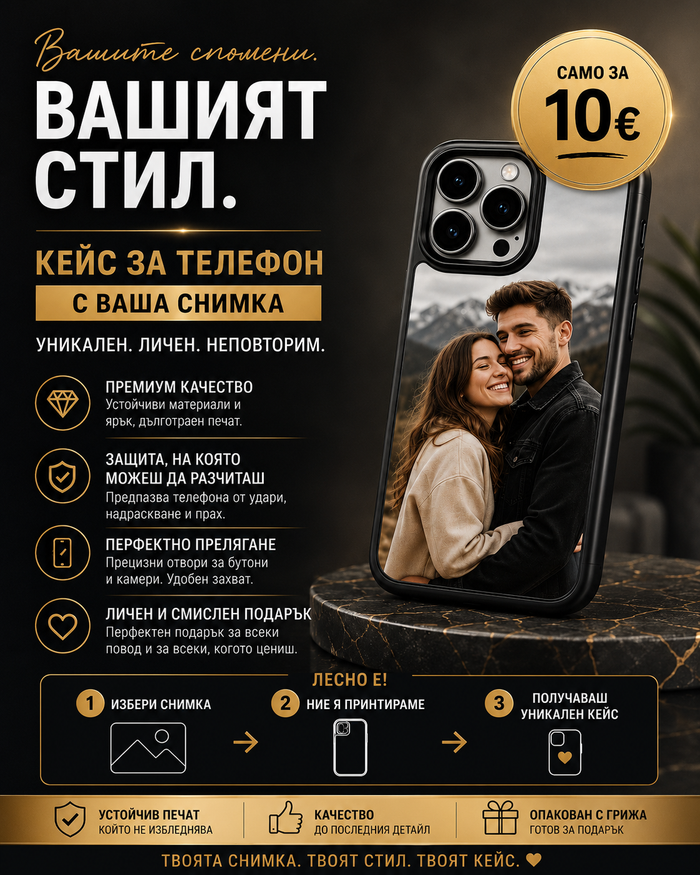 Персонализиран кейс за телефон с ваша снимка