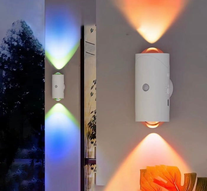 USB RGB нощна лампа със сензор