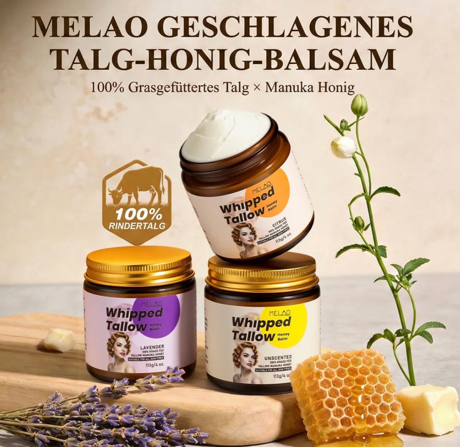 MELAO Whipped Tallow Honey Balm 113g за суха кожа